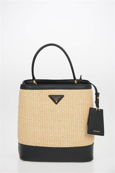 prada straw bucket bag|prada straw tote bag.